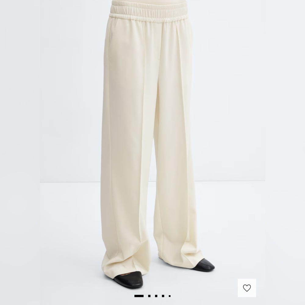 Wide-Leg Trousers with Elastic Waist